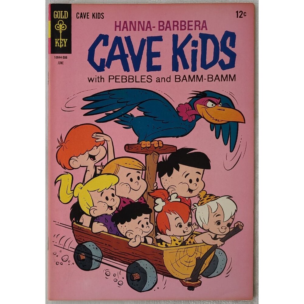 Cave Kids 9 Gold Key Comics 1965 6.5 FN+ Hanna-Barbera Pebbles Bamm-Bamm